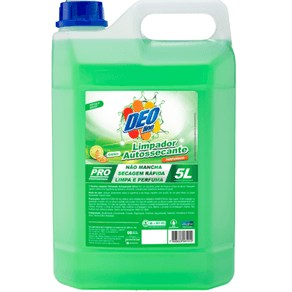 Limpador-Auto-Secante-5l-Secagem-Rapida-Limpa-Sem-Manchar-Perfumado-Citrico-Deoline
